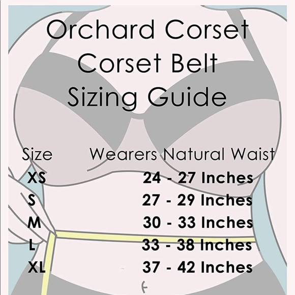 ORCHARD CORSET 20โ NWT PINSTRIPE CS-411 UNDER-BUST - Picture 5 of 6